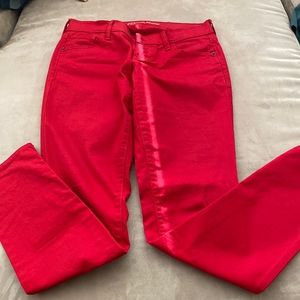 Red jeans